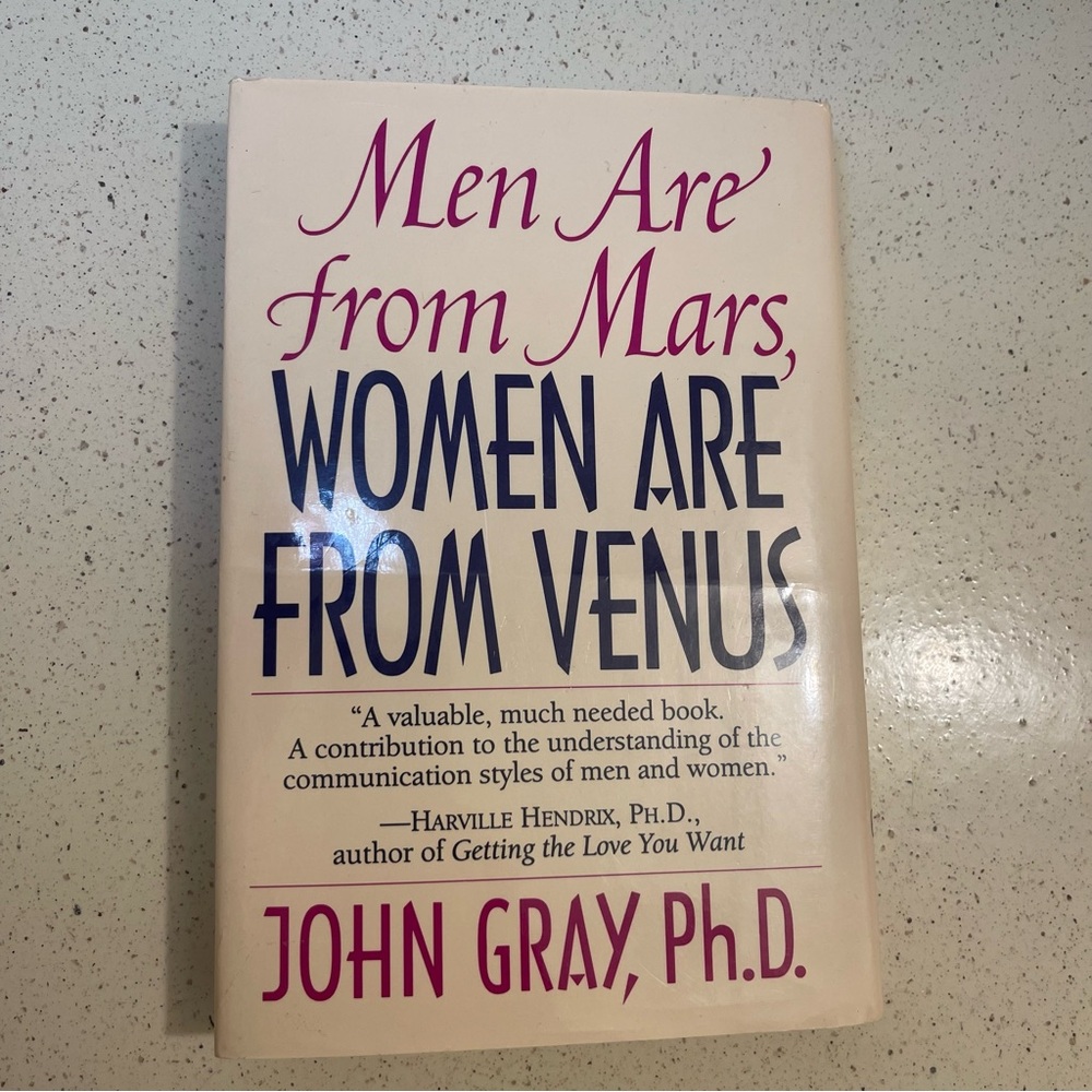 Men Are from Mars, Women Are from Venus Book
